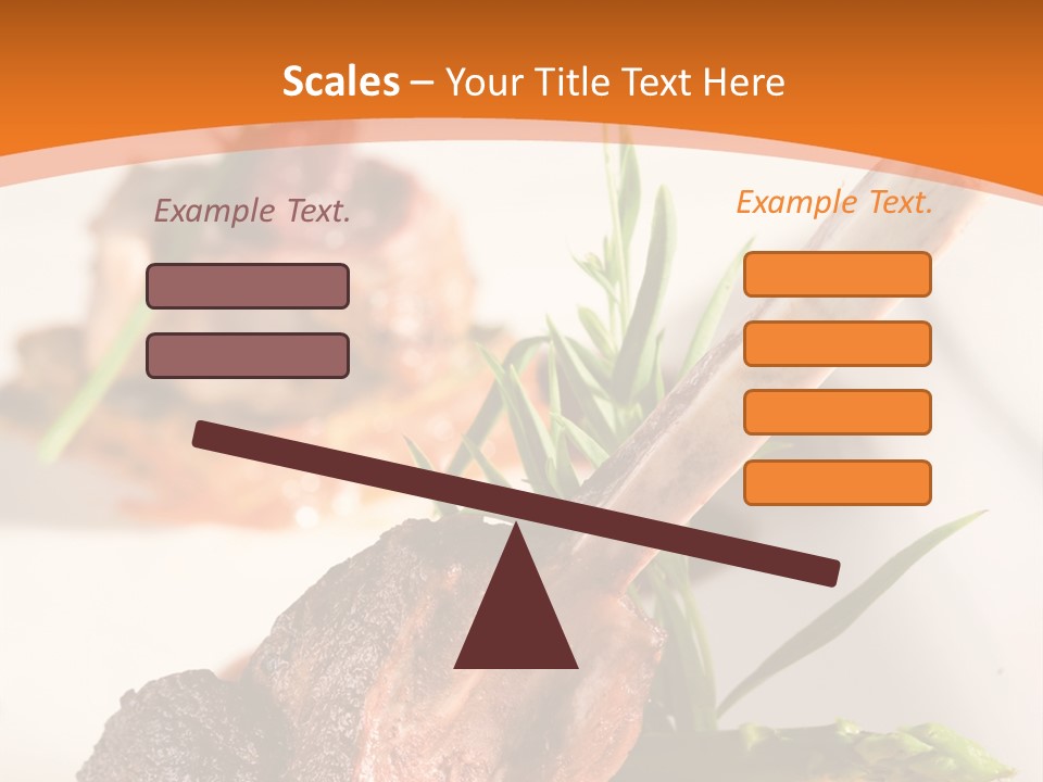 Restaurant Grill Meat PowerPoint Template