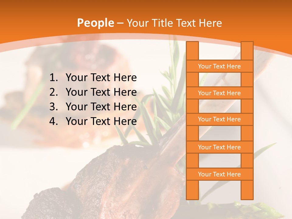 Restaurant Grill Meat PowerPoint Template