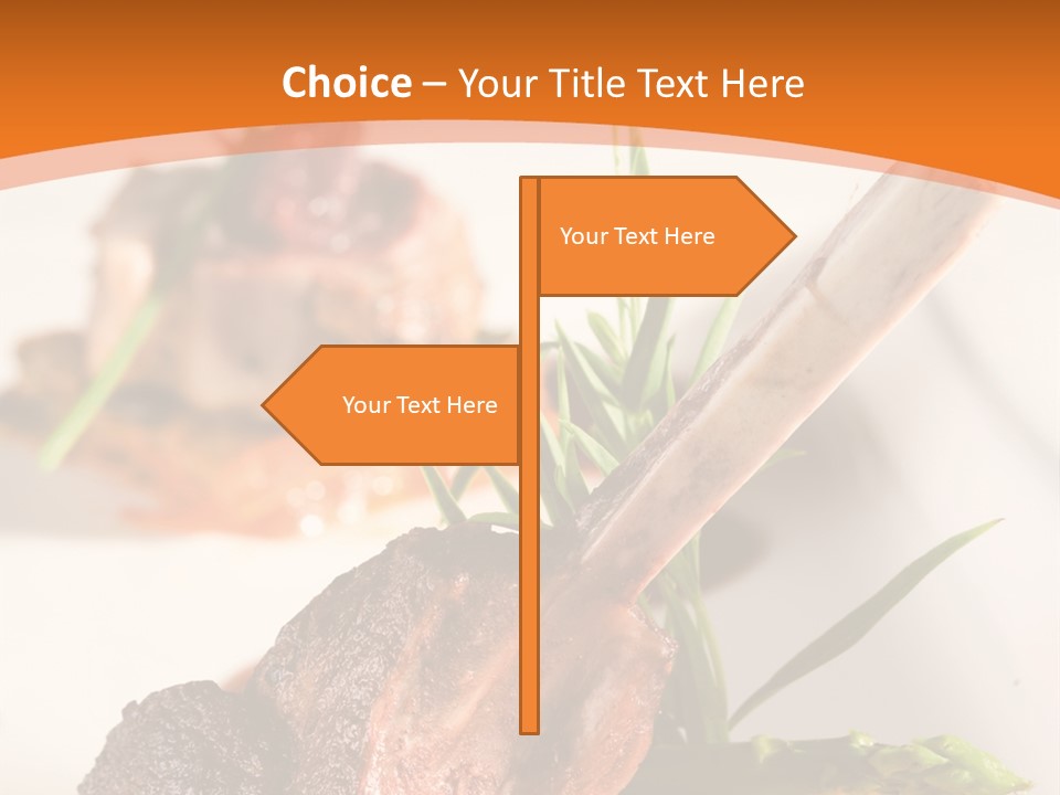 Restaurant Grill Meat PowerPoint Template