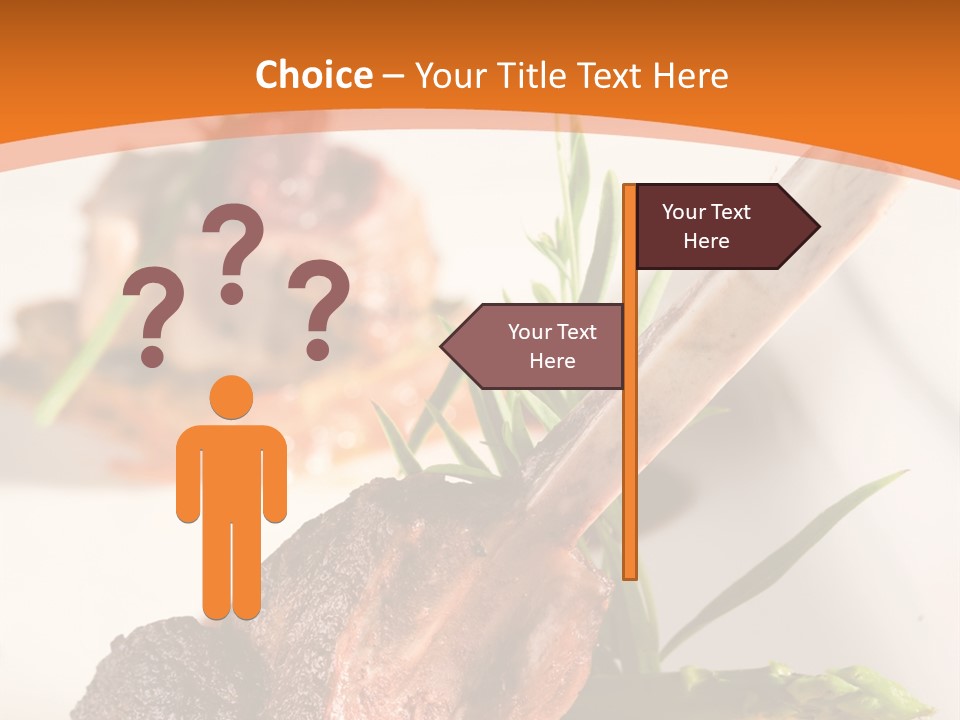 Restaurant Grill Meat PowerPoint Template