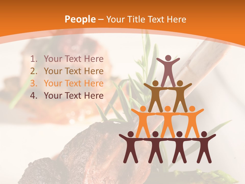 Restaurant Grill Meat PowerPoint Template