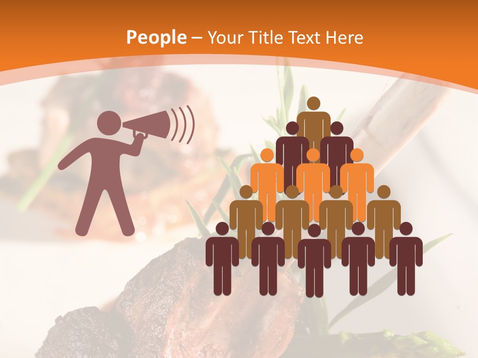 Restaurant Grill Meat PowerPoint Template