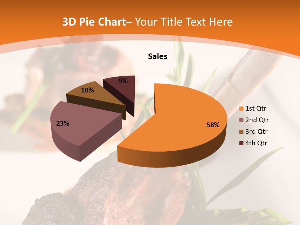 Restaurant Grill Meat PowerPoint Template