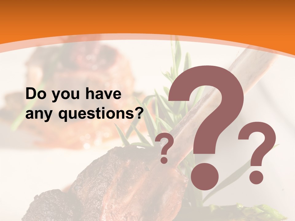 Restaurant Grill Meat PowerPoint Template