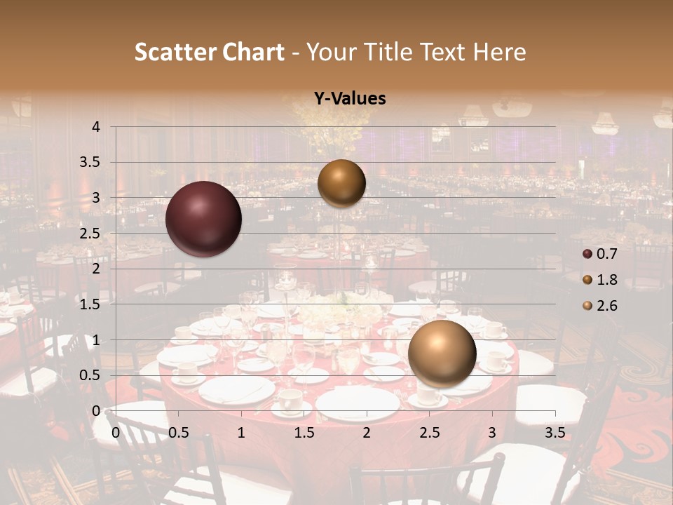 Celebration Chair Tablecloth PowerPoint Template