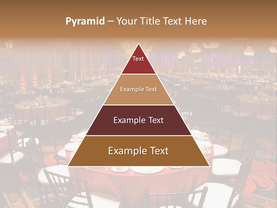 Celebration Chair Tablecloth PowerPoint Template