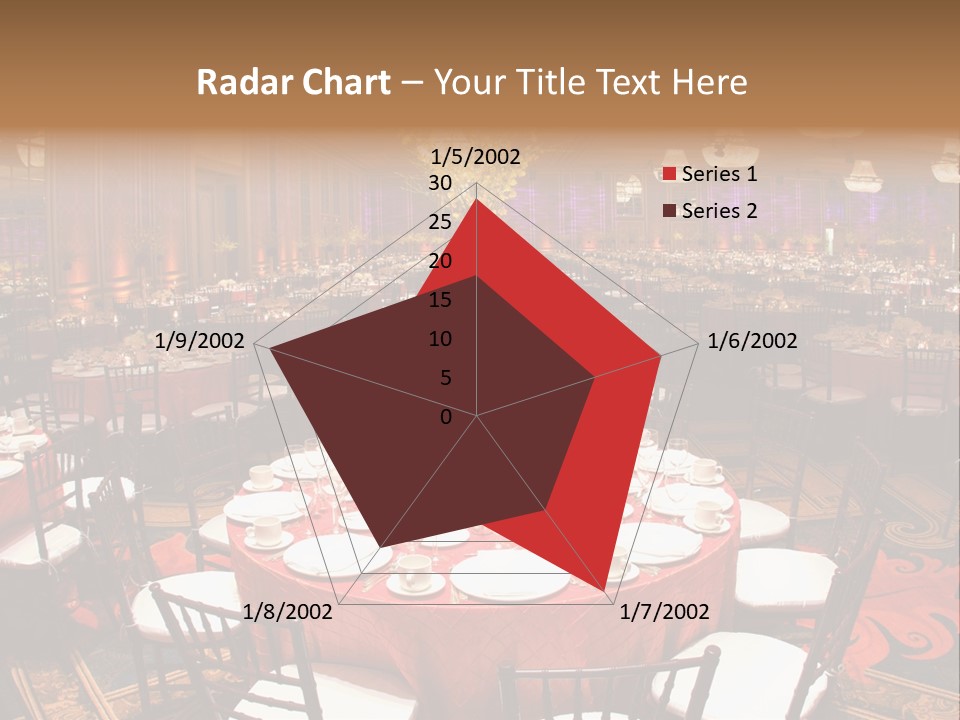 Celebration Chair Tablecloth PowerPoint Template