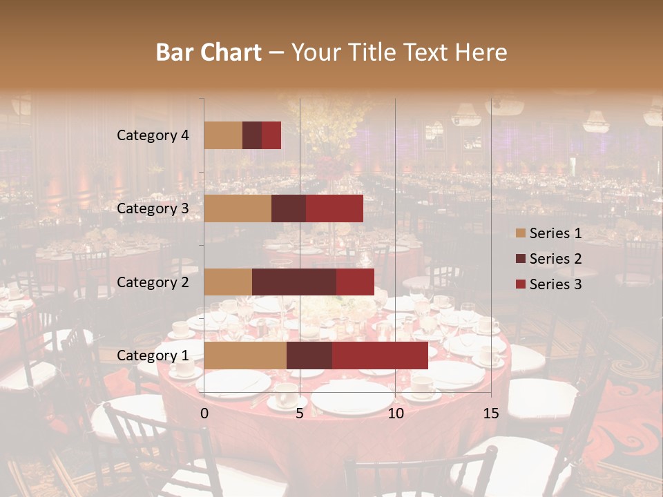 Celebration Chair Tablecloth PowerPoint Template