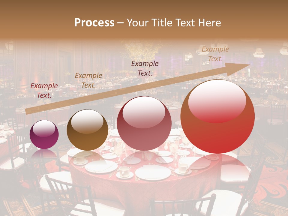 Celebration Chair Tablecloth PowerPoint Template