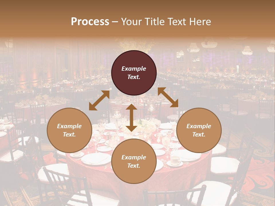 Celebration Chair Tablecloth PowerPoint Template
