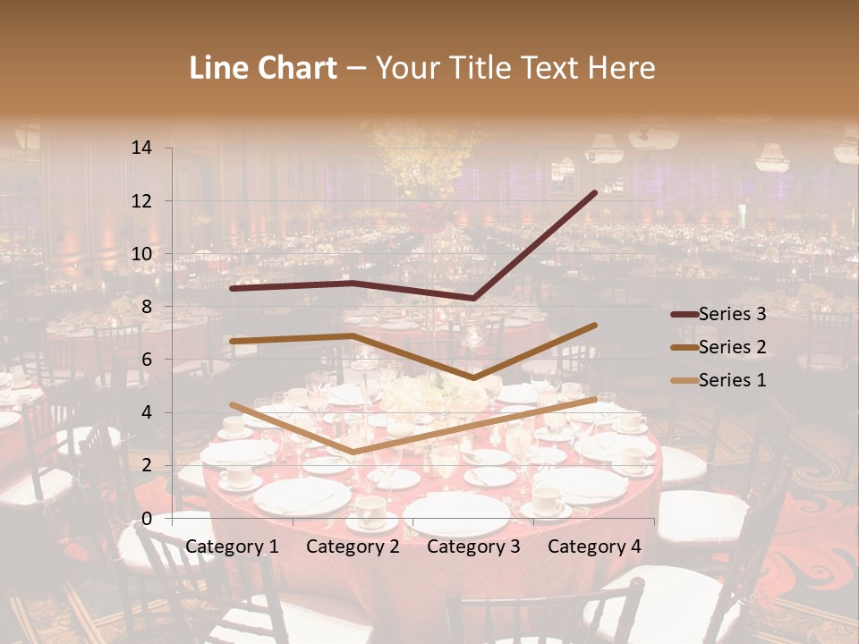 Celebration Chair Tablecloth PowerPoint Template