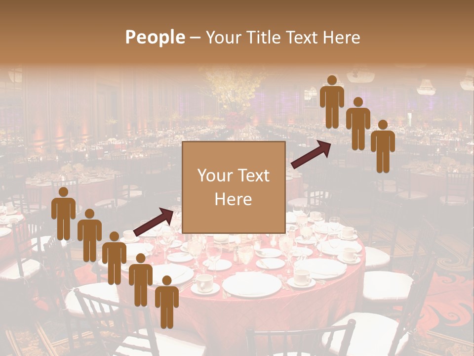 Celebration Chair Tablecloth PowerPoint Template