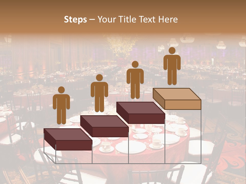 Celebration Chair Tablecloth PowerPoint Template