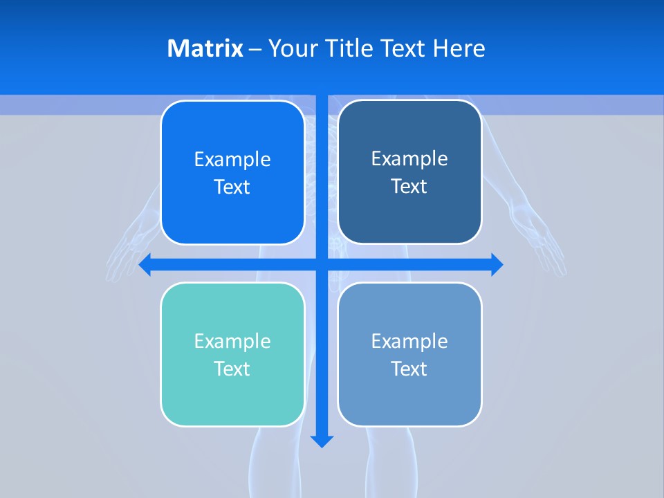 Blue Medical Illustration PowerPoint Template