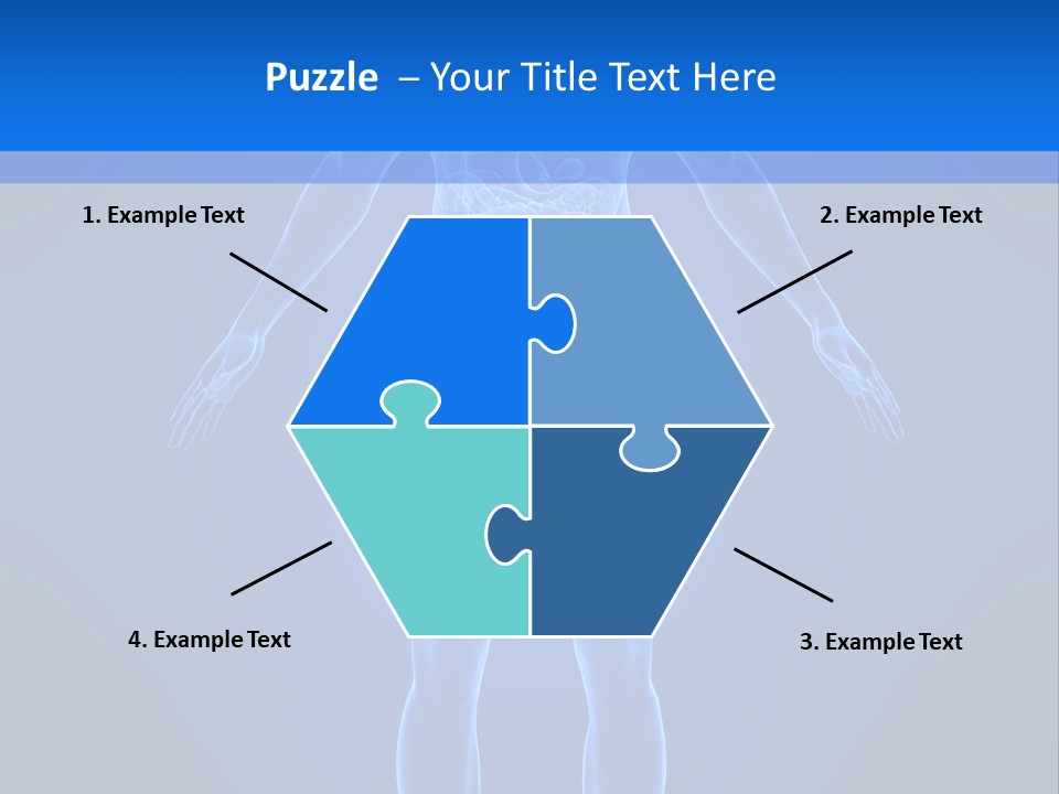 Blue Medical Illustration PowerPoint Template