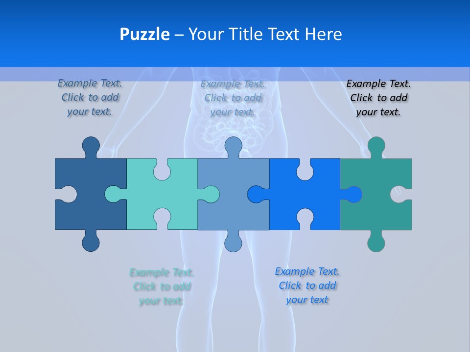 Blue Medical Illustration PowerPoint Template