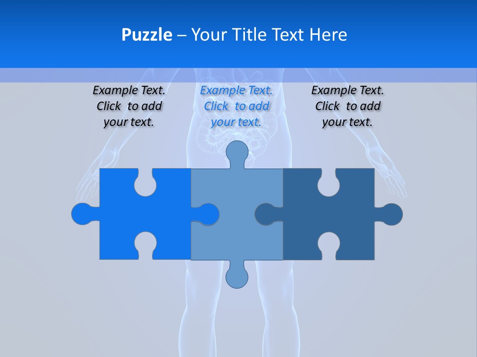 Blue Medical Illustration PowerPoint Template