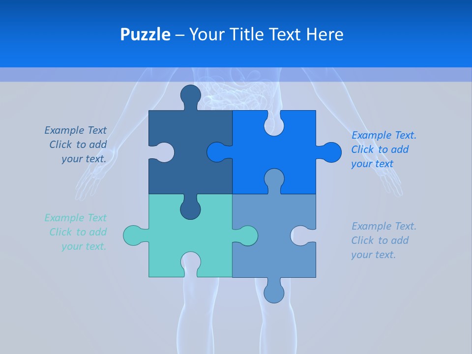 Blue Medical Illustration PowerPoint Template