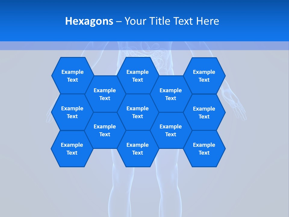 Blue Medical Illustration PowerPoint Template