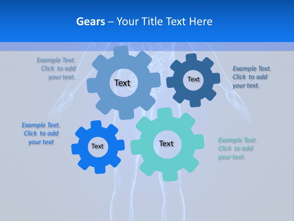 Blue Medical Illustration PowerPoint Template