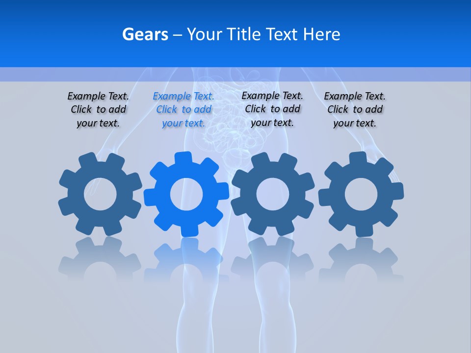 Blue Medical Illustration PowerPoint Template