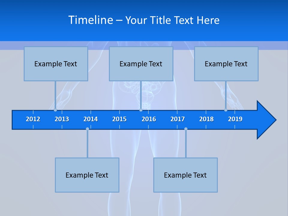 Blue Medical Illustration PowerPoint Template