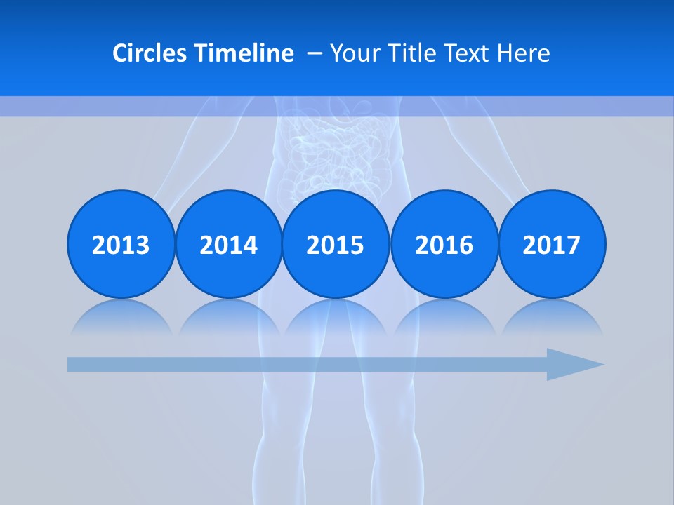 Blue Medical Illustration PowerPoint Template