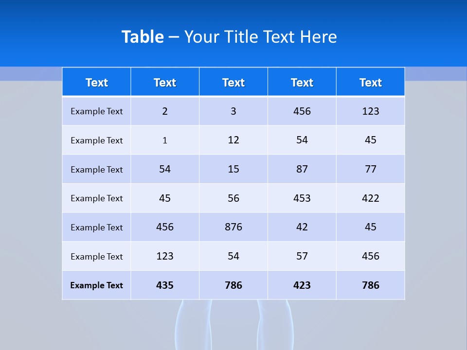Blue Medical Illustration PowerPoint Template