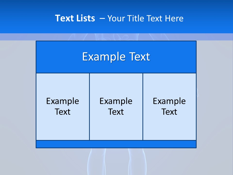 Blue Medical Illustration PowerPoint Template