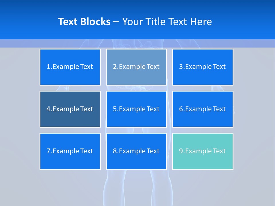 Blue Medical Illustration PowerPoint Template