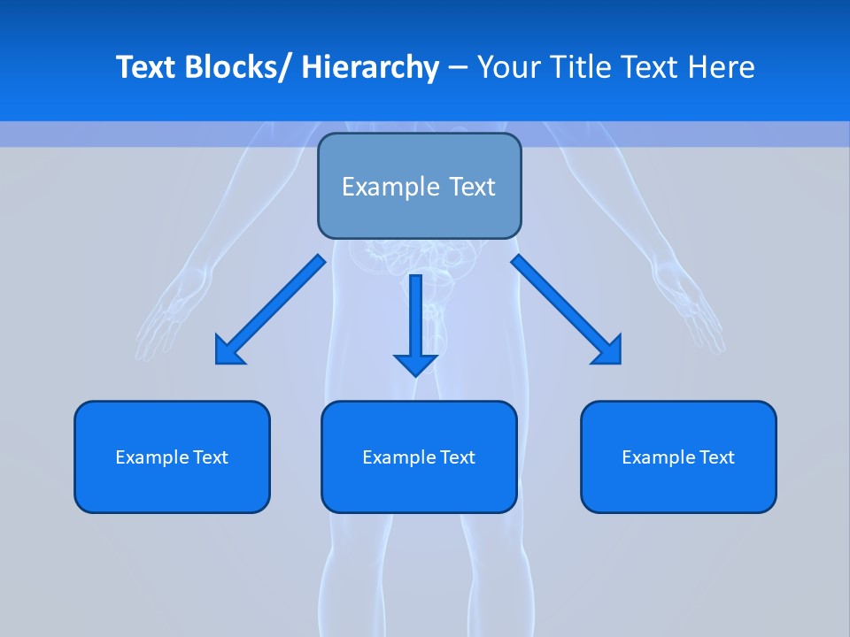 Blue Medical Illustration PowerPoint Template