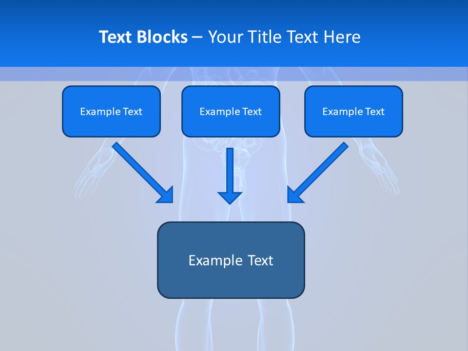 Blue Medical Illustration PowerPoint Template