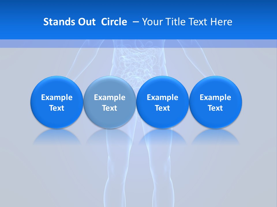 Blue Medical Illustration PowerPoint Template