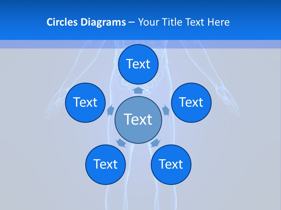 Blue Medical Illustration PowerPoint Template