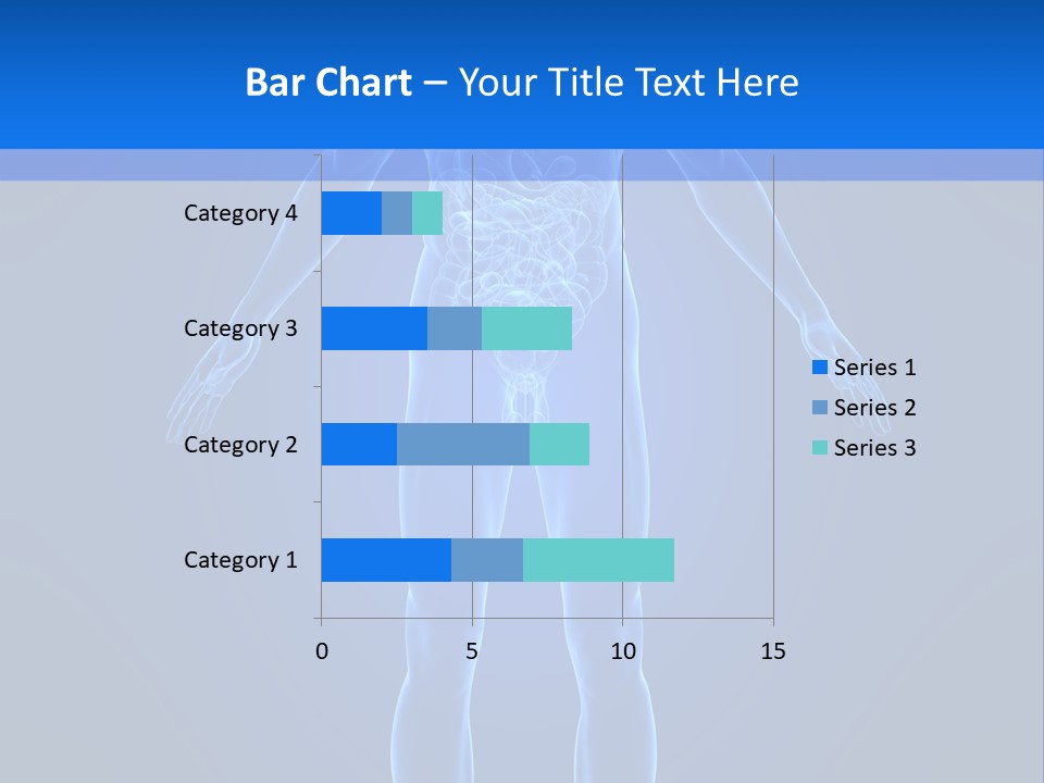 Blue Medical Illustration PowerPoint Template