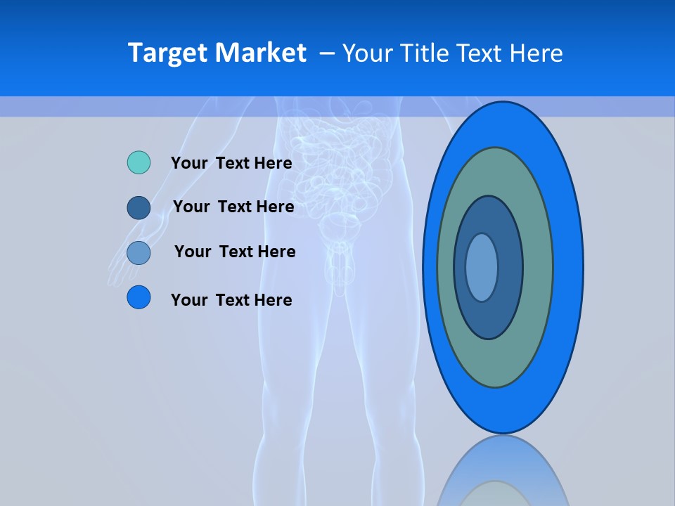 Blue Medical Illustration PowerPoint Template