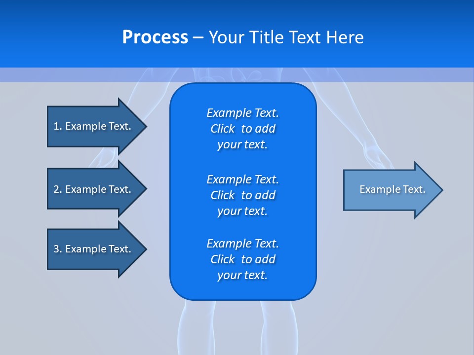 Blue Medical Illustration PowerPoint Template