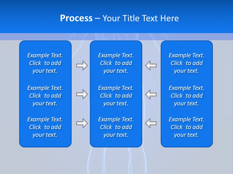 Blue Medical Illustration PowerPoint Template