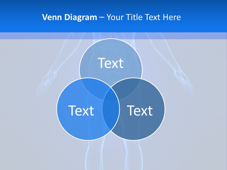 Blue Medical Illustration PowerPoint Template