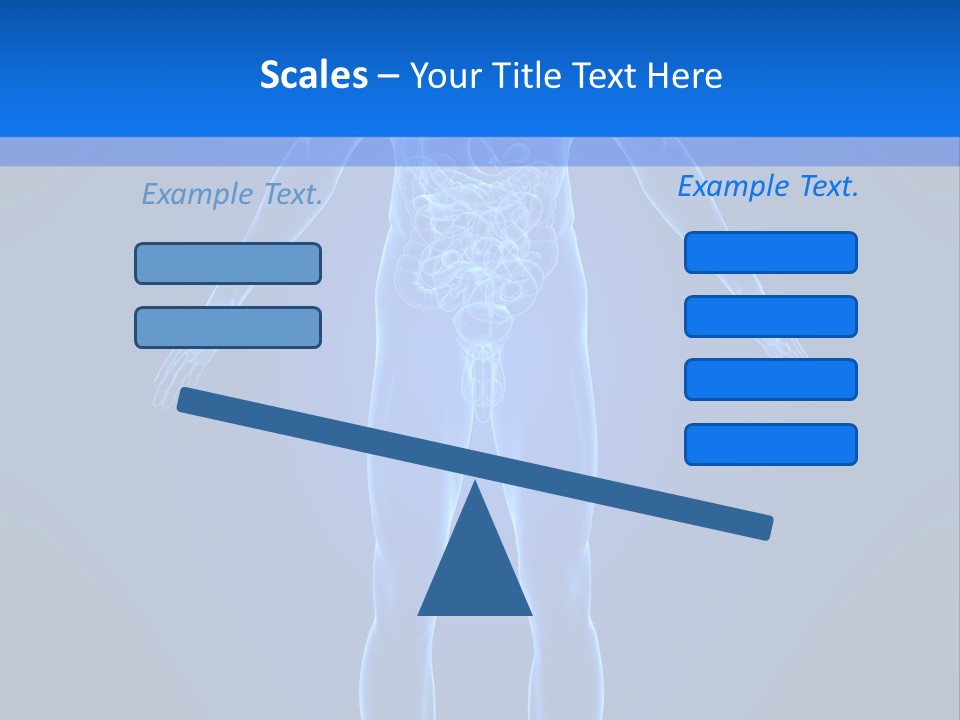 Blue Medical Illustration PowerPoint Template