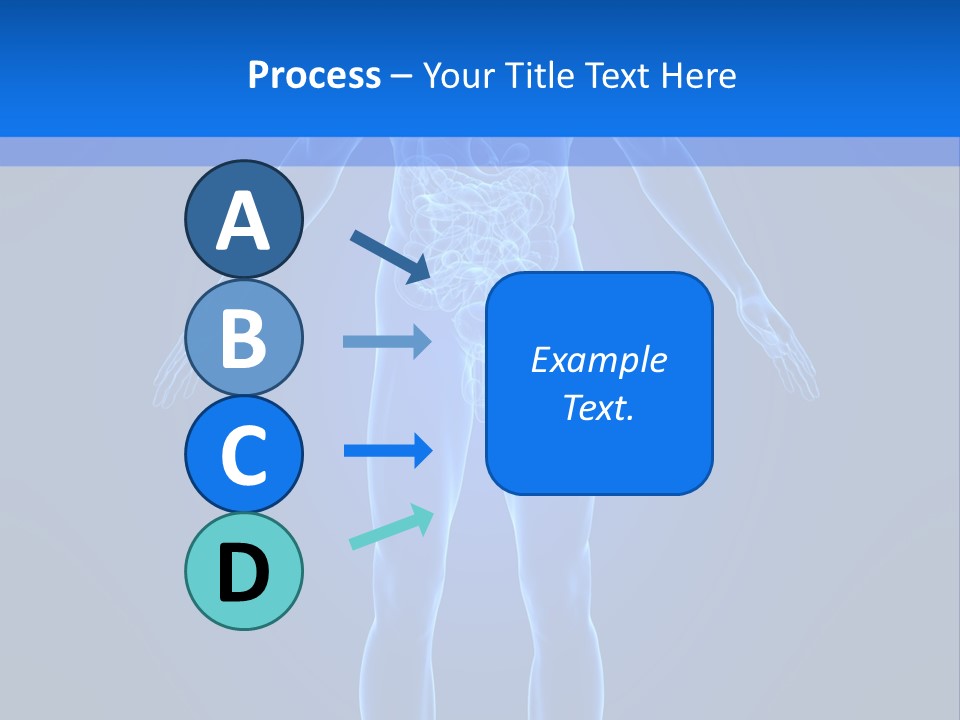 Blue Medical Illustration PowerPoint Template