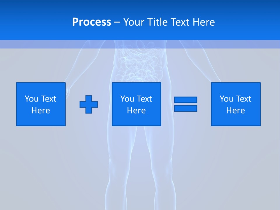 Blue Medical Illustration PowerPoint Template