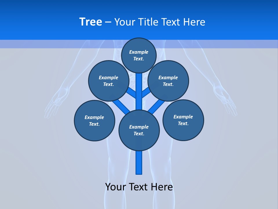 Blue Medical Illustration PowerPoint Template