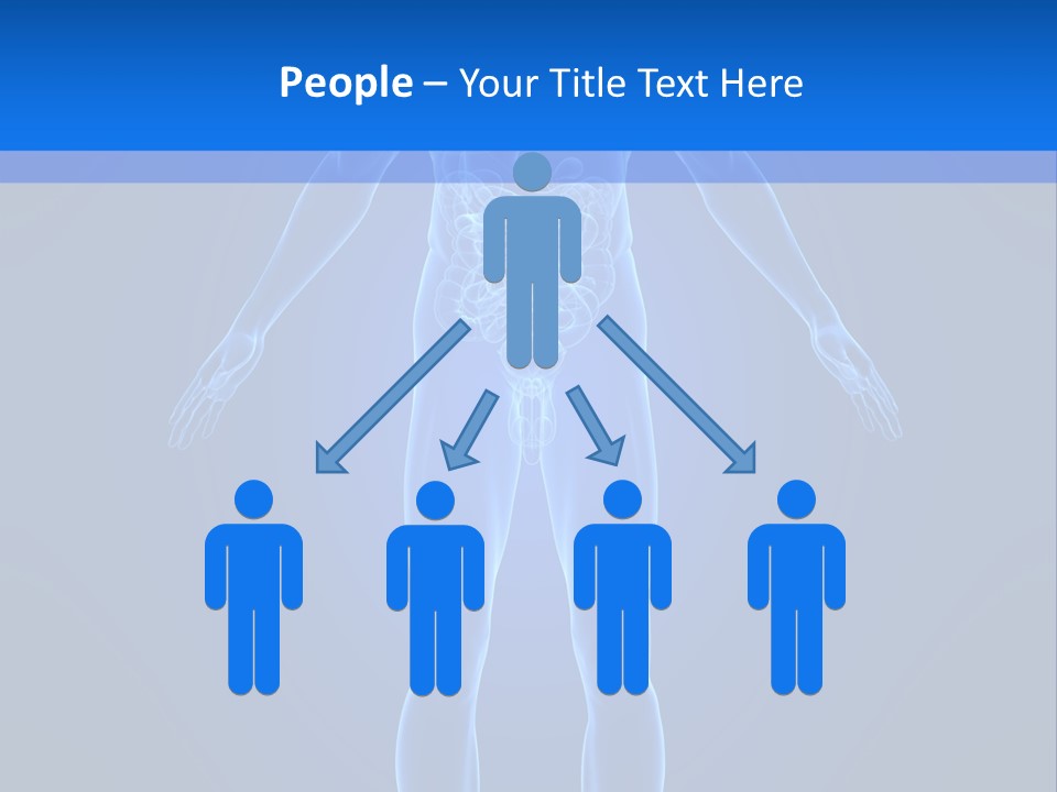 Blue Medical Illustration PowerPoint Template