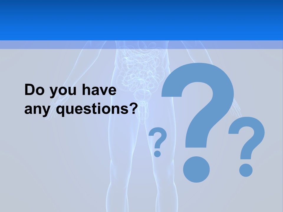 Blue Medical Illustration PowerPoint Template