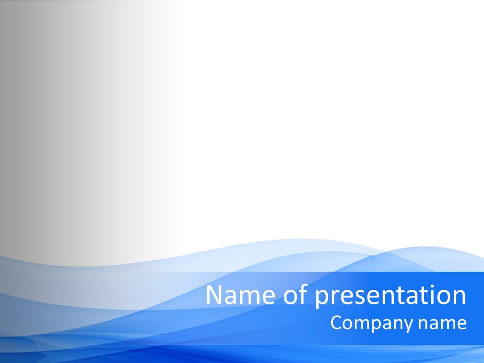 Generated Calm Backdrop PowerPoint Template