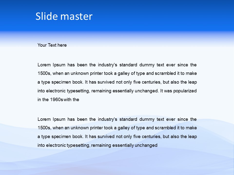 Generated Calm Backdrop PowerPoint Template