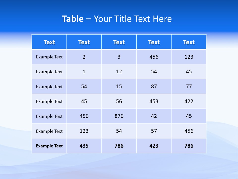 Generated Calm Backdrop PowerPoint Template