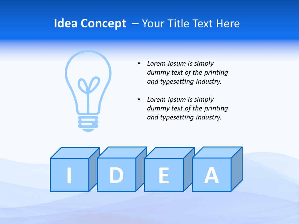 Generated Calm Backdrop PowerPoint Template