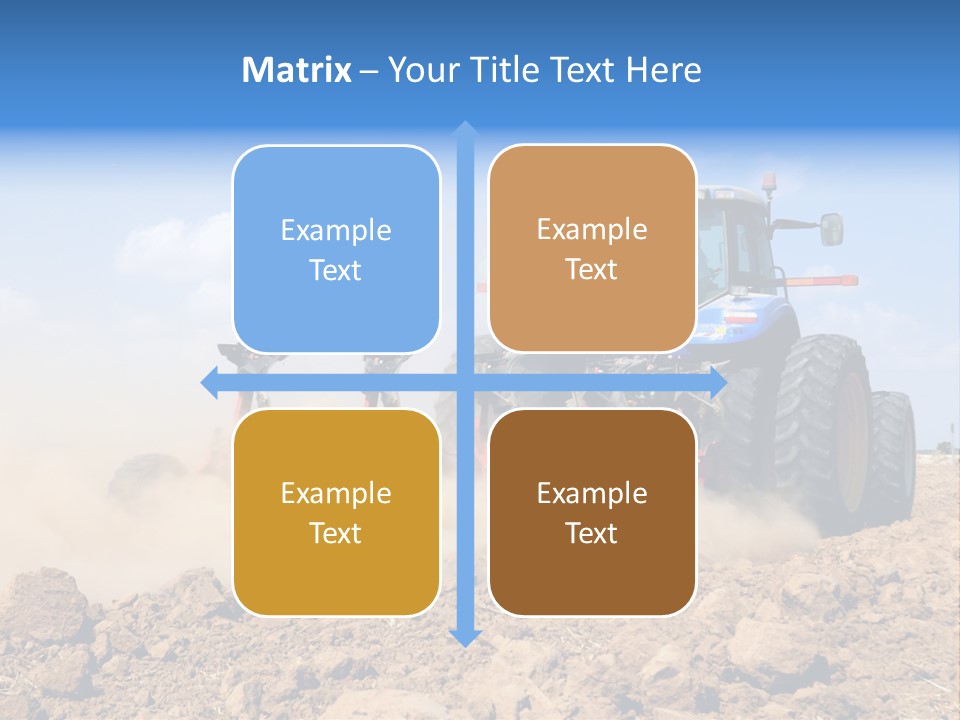 Fall Farming Farmer PowerPoint Template